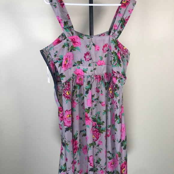 Selina Studio Grey & Pink Floral Dress - Picture 7 of 12